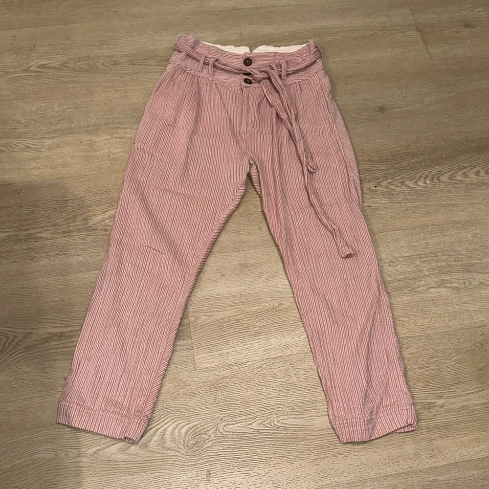 FREE PEOPLE Pink Trousers